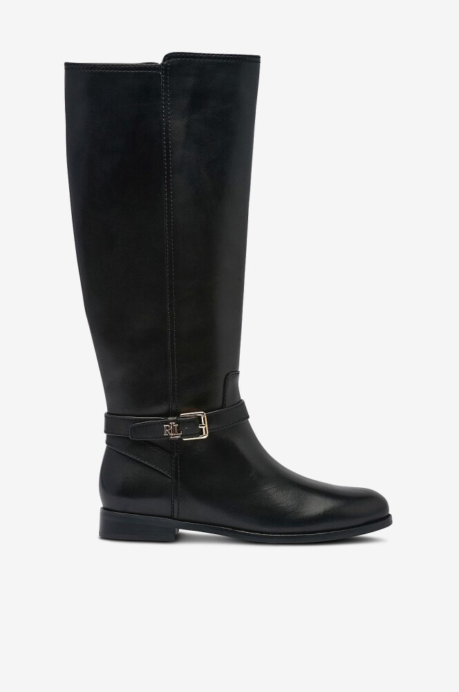 Ralph Lauren Lauren Støvler Burnished Calf brooke Tll 2 bo tal Svart - main photo