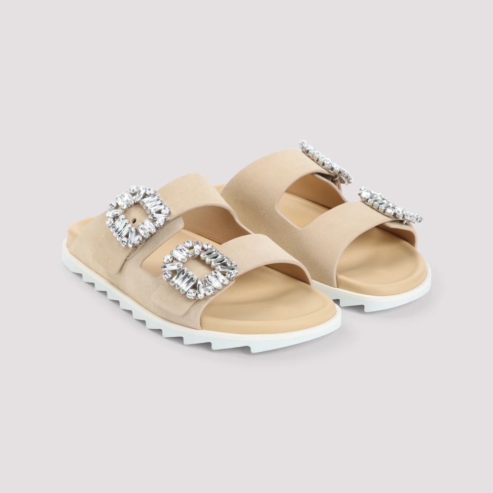 Roger Vivier Dame Sko Beige 41 EU, - side a