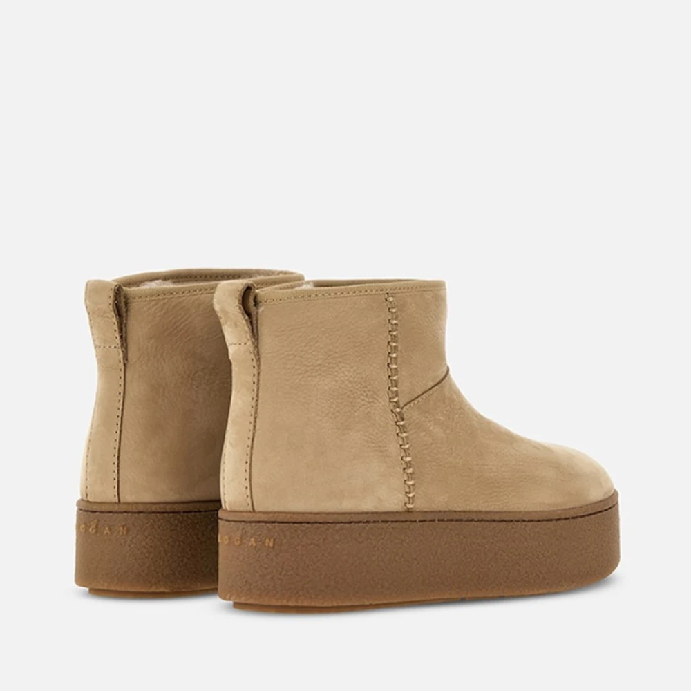 Hogan Dame Sko Beige 37 EU, - side a