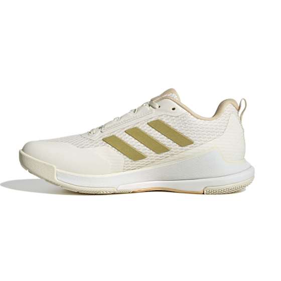 Adidas Novaflight 2 W Owhite/Goldmt/Crysan 36 2/3 (Uk 4) Innendørssko - side a