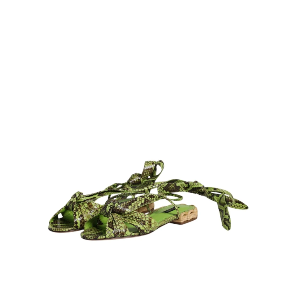 Dolce & Gabbana Dame Sko Grønn 40 EU - side b