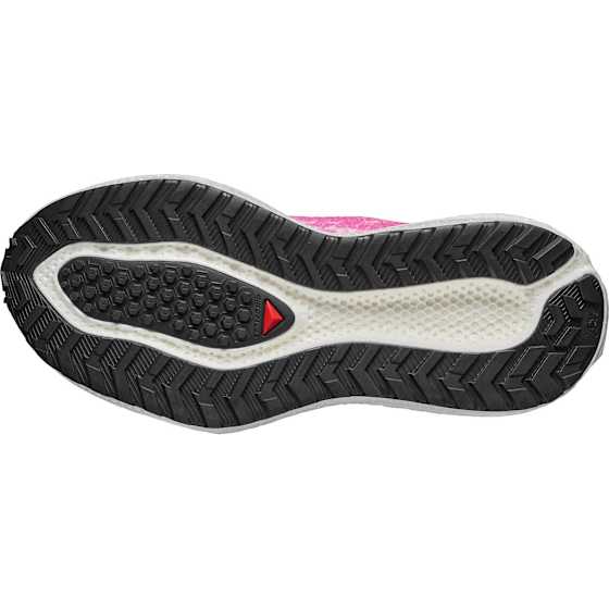 Salomon Women"s Aero Glide 4 Grvl Vanilla Ice/knockout Pink/black 39 1/3 - side b