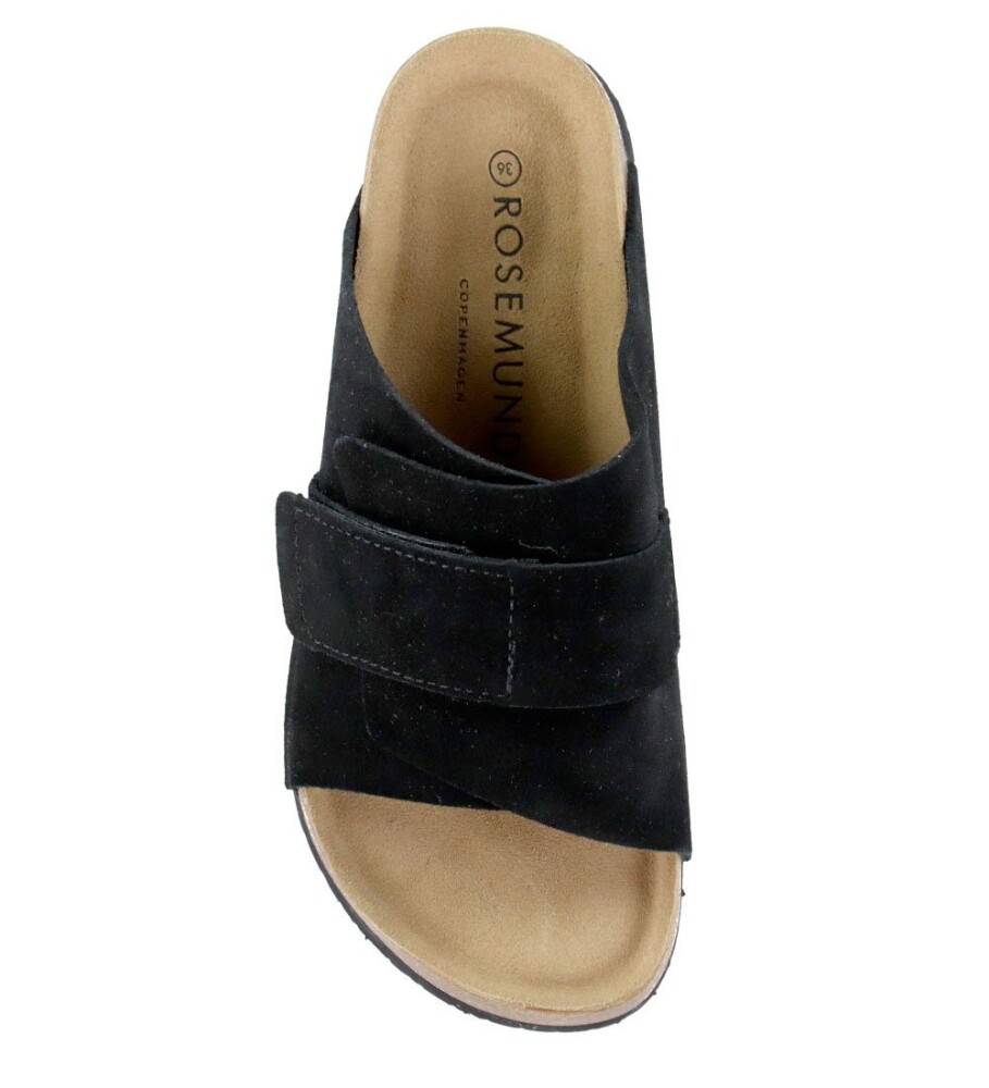 Rosemunde Rhwcolina Leather Suede  Sandal Black 39 - side b