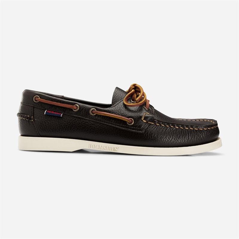 Sebago Docksides Portland Martellato Dark Brown - main photo