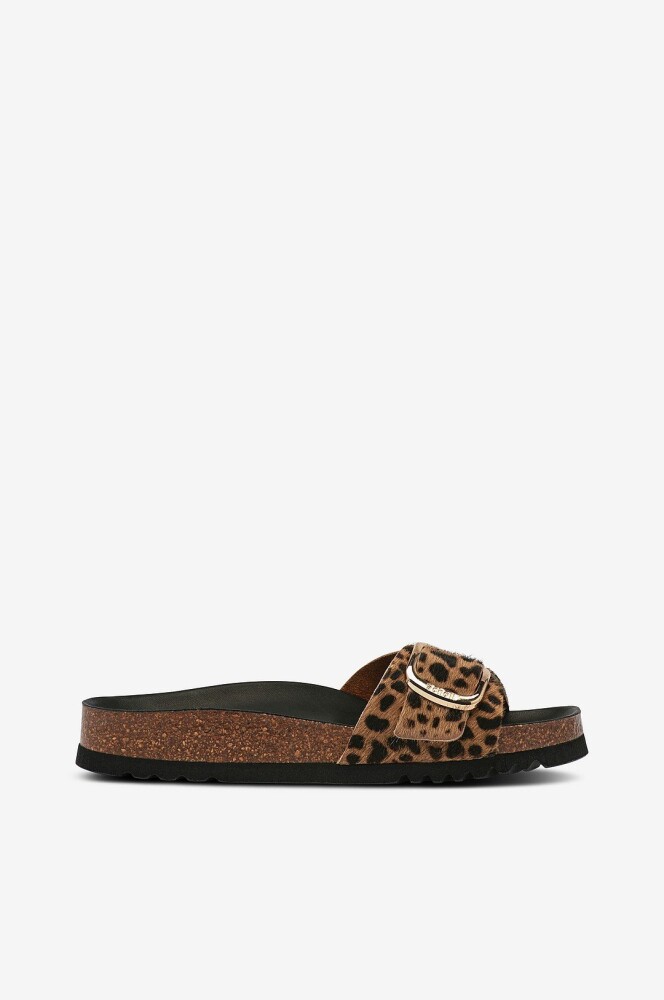 Scholl Iconic Sandaler SL Kathleen Leather Leopard Brun - main photo