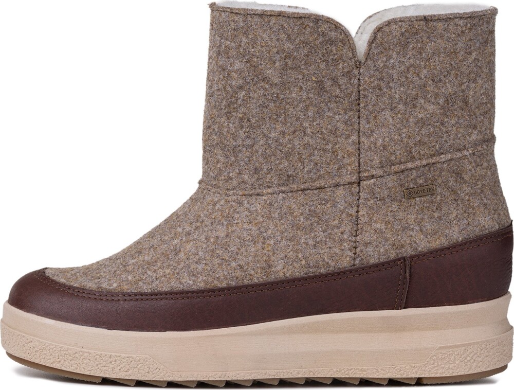 Pomar Women's Niva GORE TEX Ankle Boot Sand Felt/vivian Brown/fur 36 - main photo