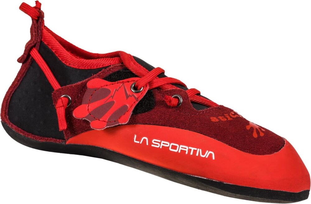La Sportiva Kids" Stickit Climbing Shoes Red 30 - side a