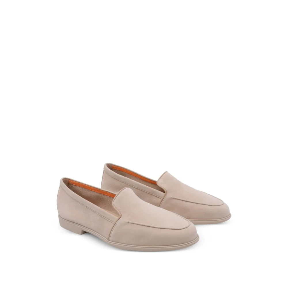 Santoni Dame Sko Beige 35 EU, - side a
