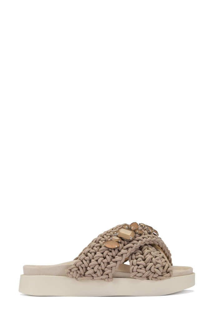INUIKII Slipper Woven Stones 708 Taupe 38 - main photo