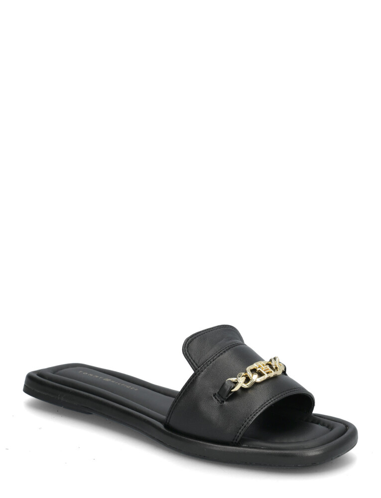 Tommy Hilfiger Leather Horsebit Mule Black 40 - main photo