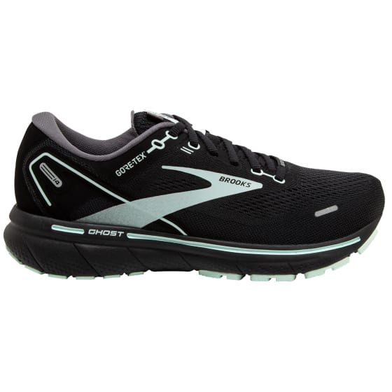 Brooks Ghost 14 Gtx Dame Black/Blackened Pearl/Aquaglass 38 - side a