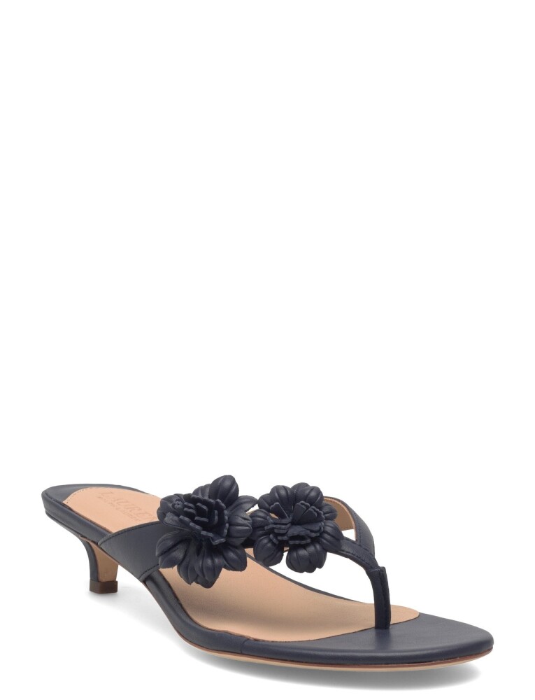 Lauren Ralph Lauren Soft Nappa Frncsa Flwr Sn Hes Navy 37.5 - main photo