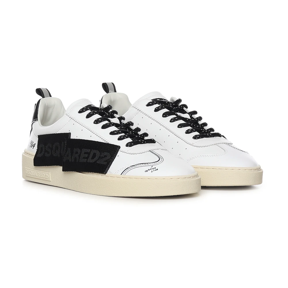 Dsquared2 Herre Sko Hvit 45 EU, - side a