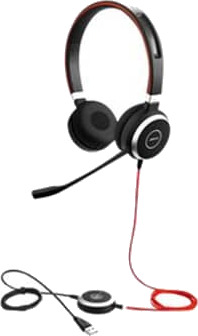 Jabra Evolve 40 Uc Hodesett 3,5 Mm Jakk Stereo Svart