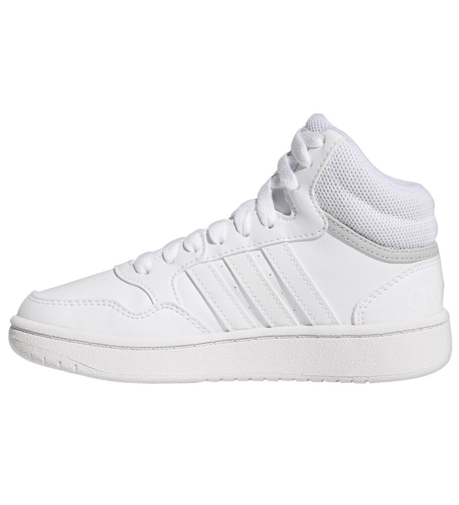 Adidas Hoops 3.0 Mid K Ftwwht/Ftwwht/Gretwo 37 1/3 (Uk 4.5) Sneakers - side a