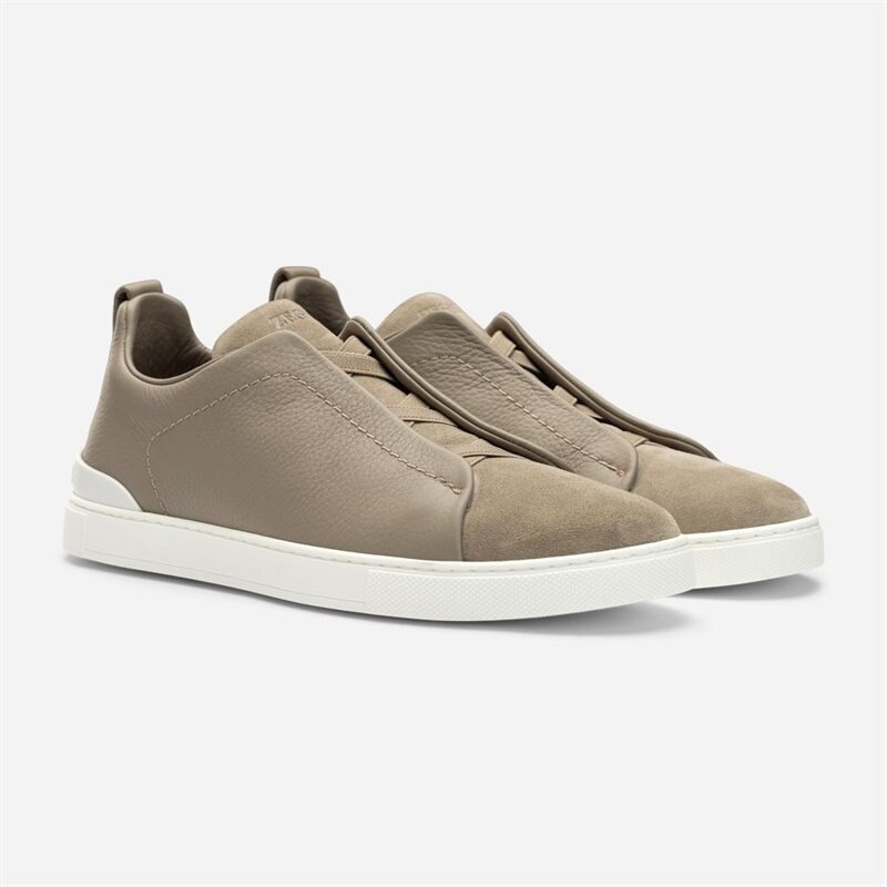 Zegna Triple Stitch Medium Beige - side b