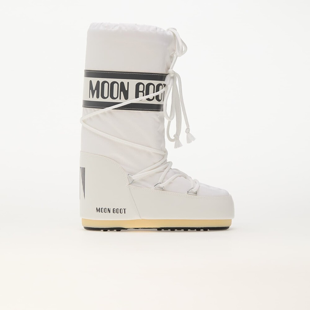 Moon Boot Icon Nylon White - side b