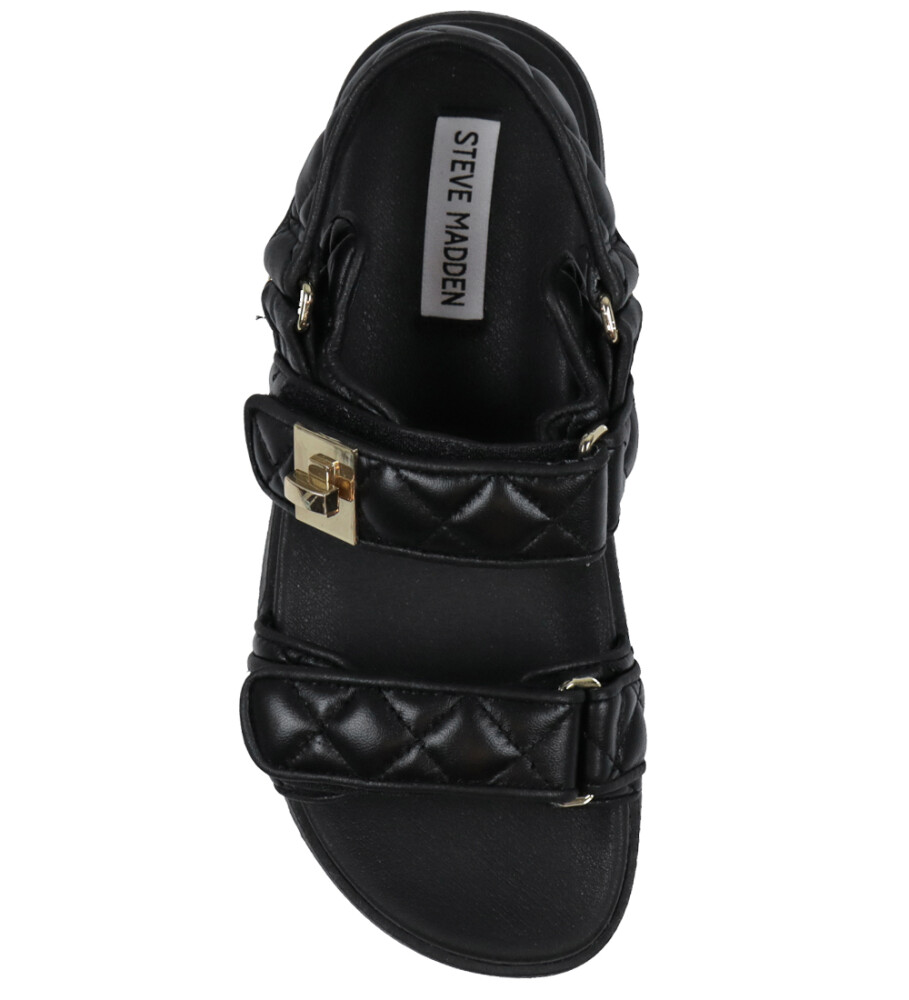 Steve Madden Mona-Q Sandal - Black - 40 - side b
