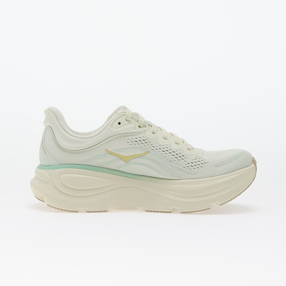 Hoka Women"s Bondi 9 Truffle Salt/Sea Glass 41 1/3 - side b