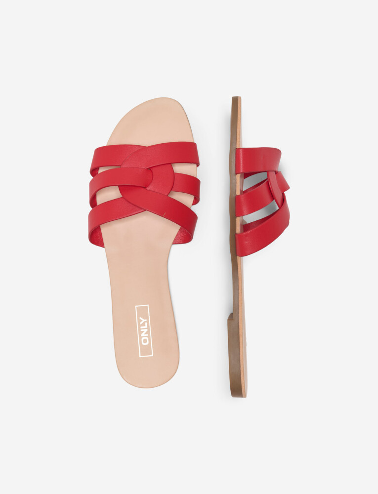 ONLY Onlfeli-4 Pu Slip On Sandal Noos - Red - 38 - main photo