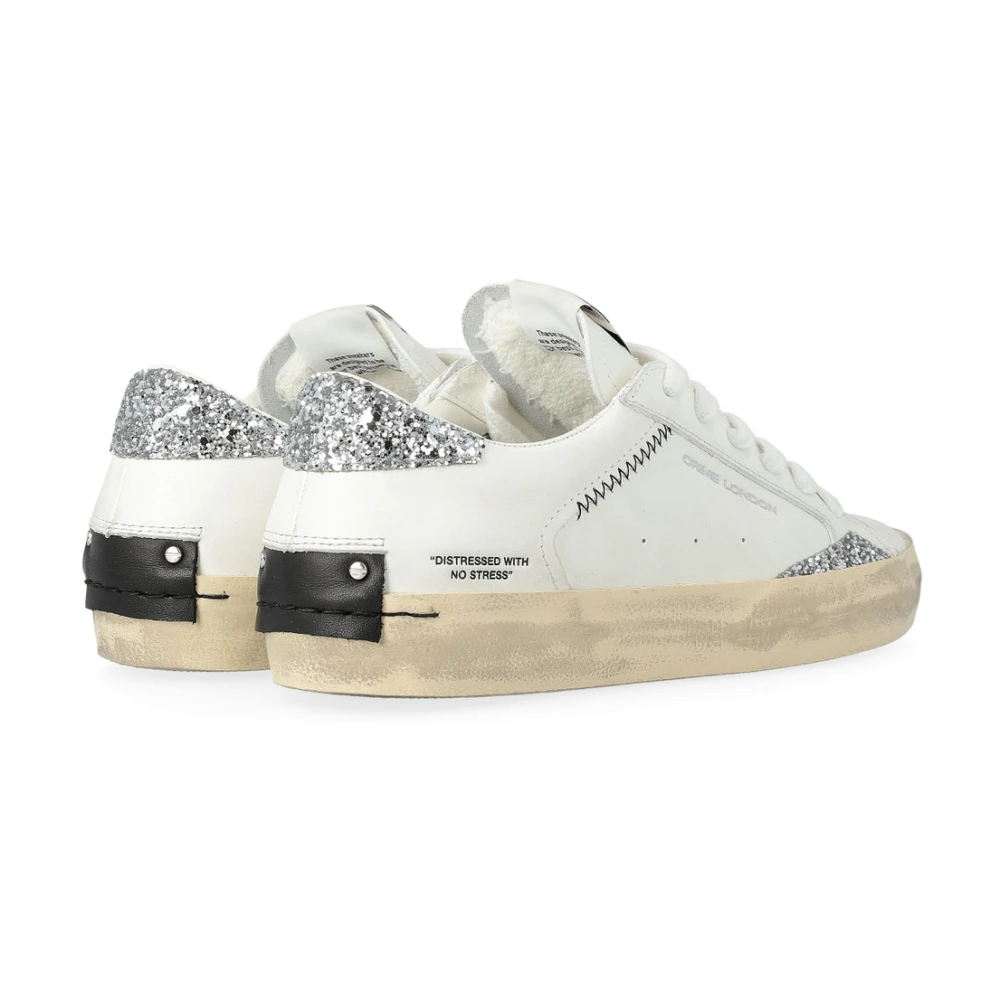 Crime London Dame Sko Hvit 37 EU, - side a