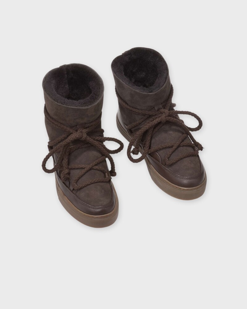 Inuikii Women's Classic Sneaker Dark Brown 38 - side a