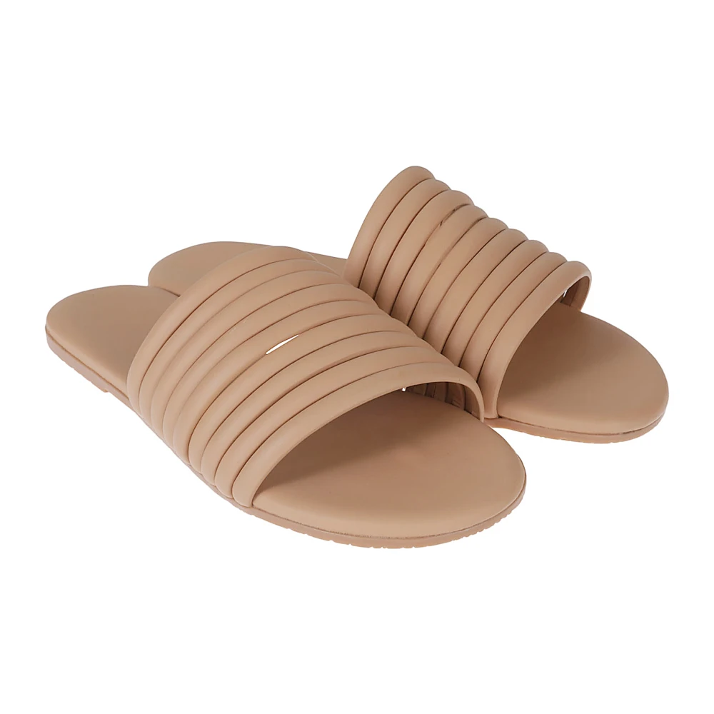 Tkees Dame Sko Beige 37 EU, - side b