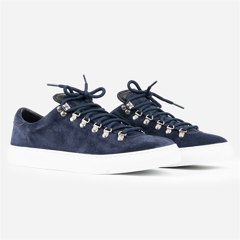 Marostica Low Navy Suede - side a