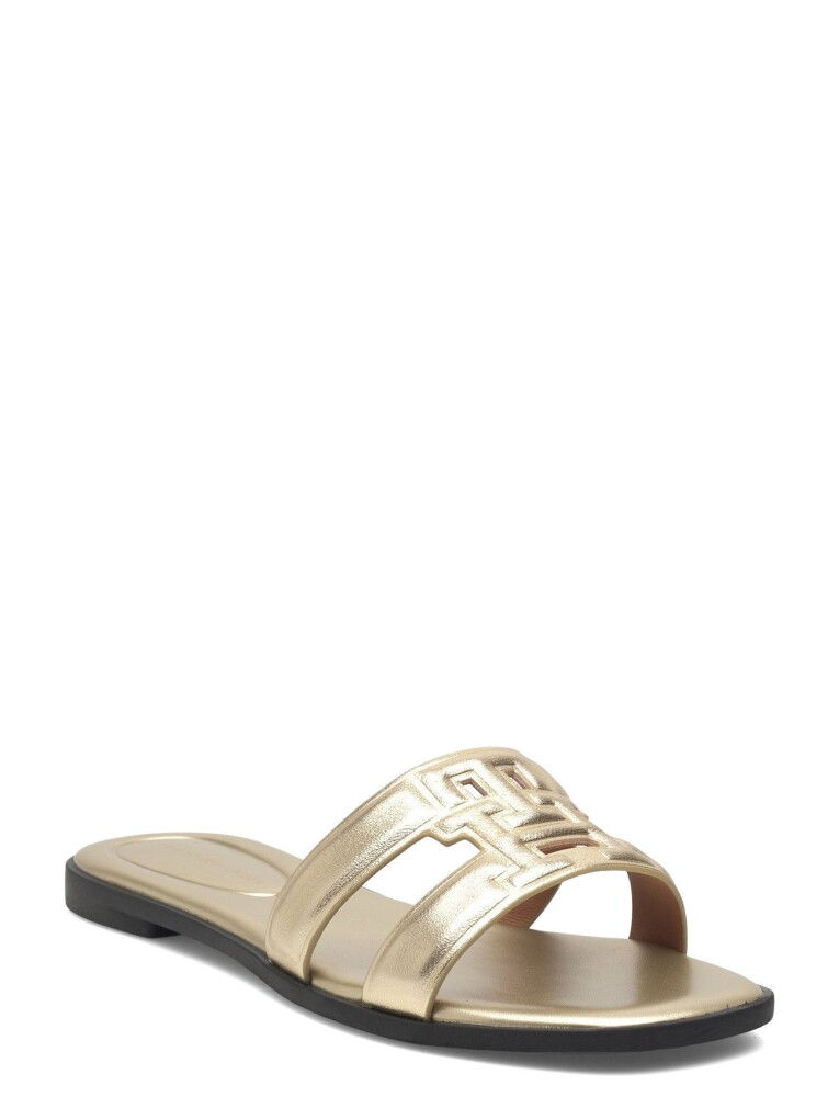 Tommy Hilfiger Th Logo Strap Mule Gold Gold 38 - main photo
