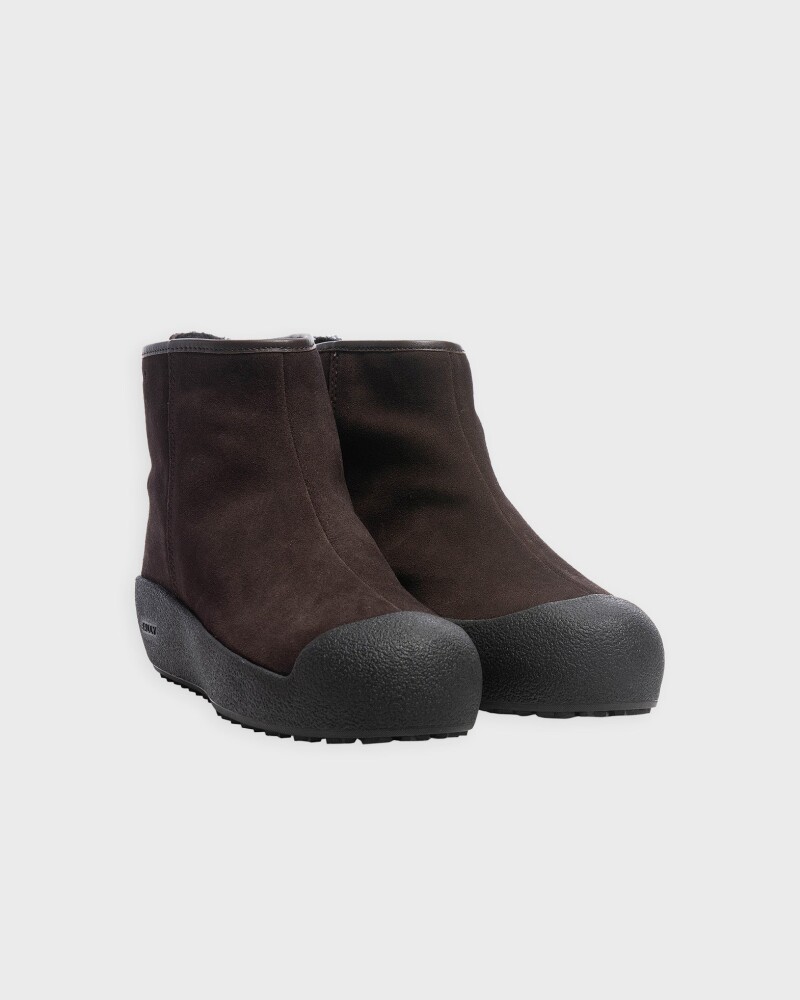 Bally Women's Guard Iii L Suede Calf Ebano 40 - side b