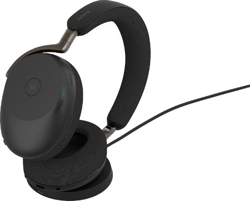 Jabra Evolve3 85 MS Link390a Black Incl. Wireless Charging Pad