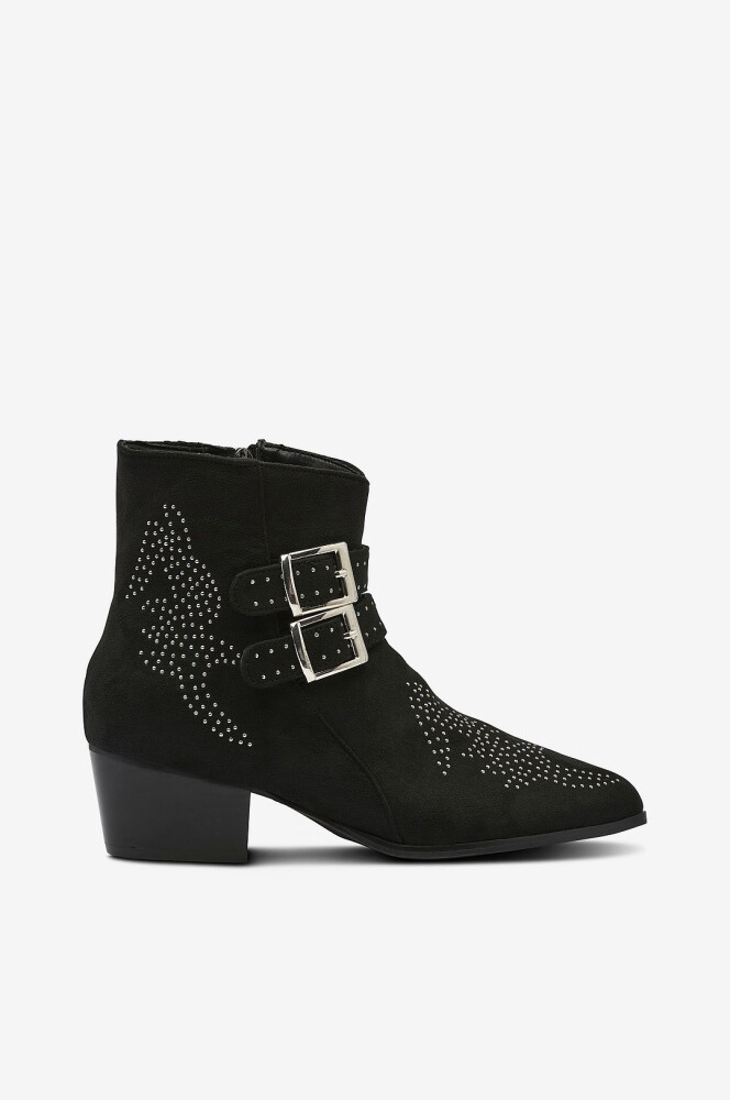 Zizzi Boots fCassidy Stud Boot ekstra bred passform Svart - main photo