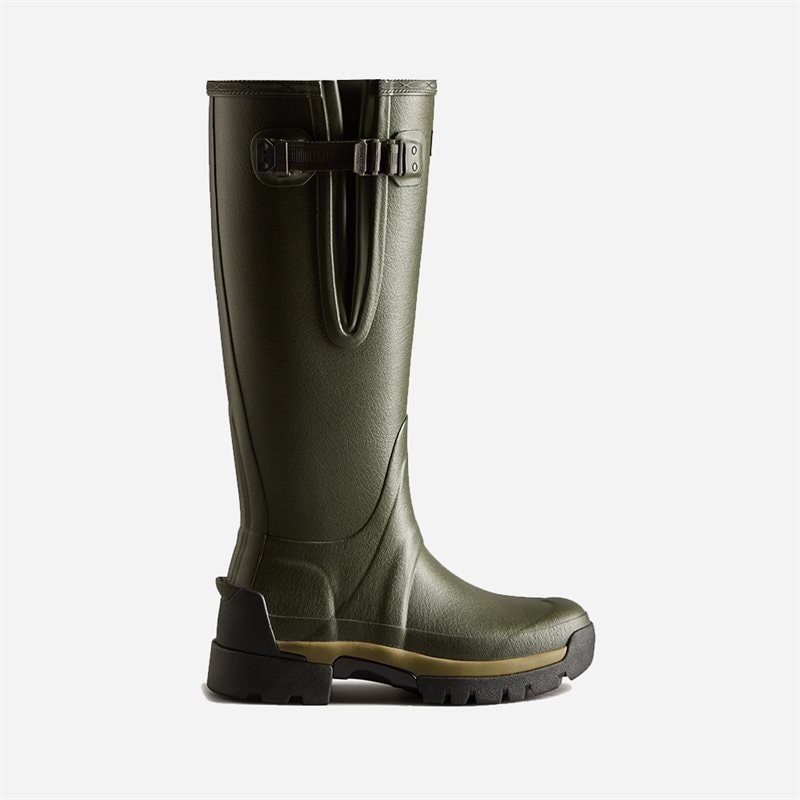 Hunter Womens Balmoral Tall Side Adjustable Dark Olive - main photo