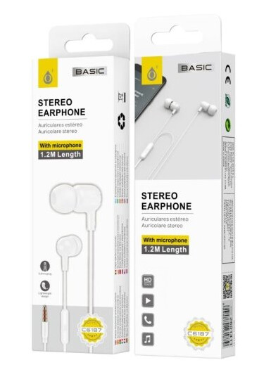 Oneplus Headset Med Mikrofon - Hvid