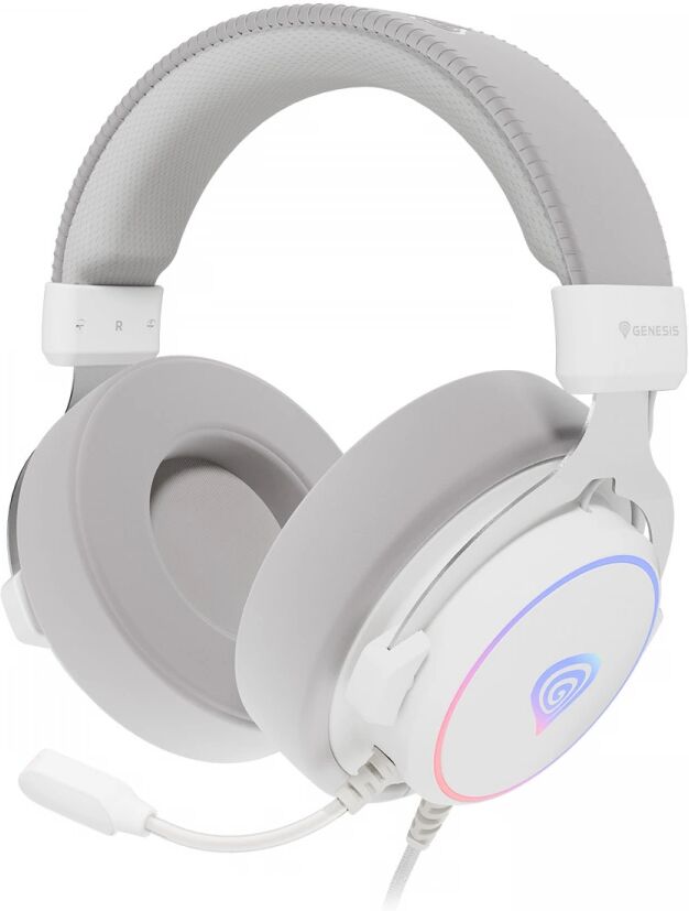 Genesis Neon 764 Usb Gaming Headset Rgb Hvit