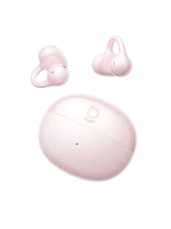 Baseus OWS Bass BC1 Earphones with Clip Pink