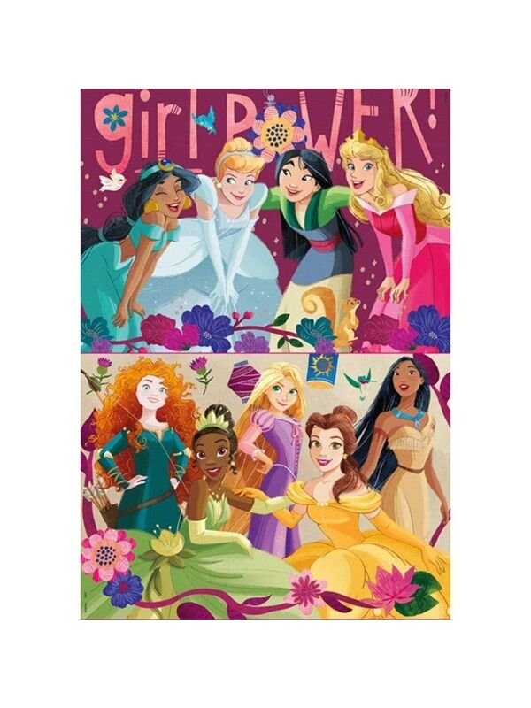 Educa Puzzle 2x48 Disney Princess » Best Pris på Prisradar.no