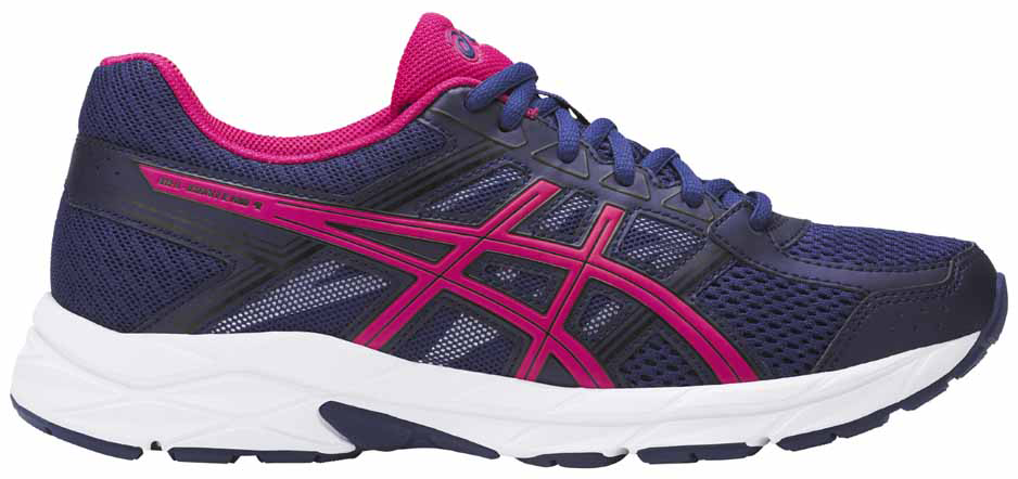 Asics  GEL CONTEND 4 W"s Løpesko   4920 INDIGO BLUE/COSMO PINK/BLACK 37 - main photo