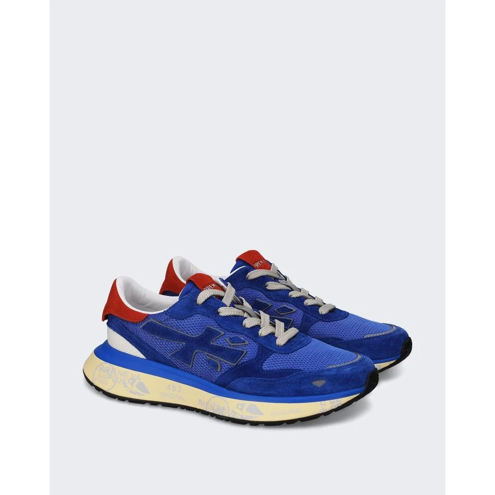 Premiata, Dame, Sko, Blå, 38 EU, - side b