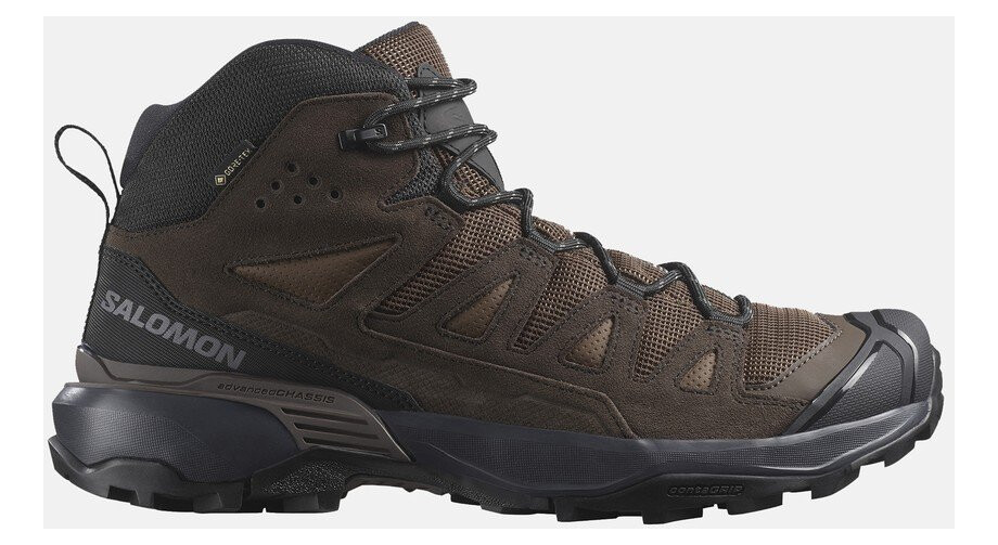 Salomon X Ultra 360 Leather Mid Gore T Dark Earth / Delicioso / Castl 41 1/3 Uk 7.5 Sko - main photo