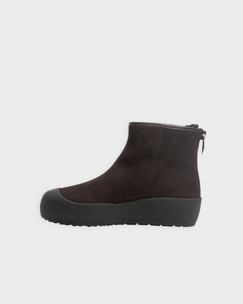 Bally Women's Guard Iii L Suede Calf Ebano 40 - side a