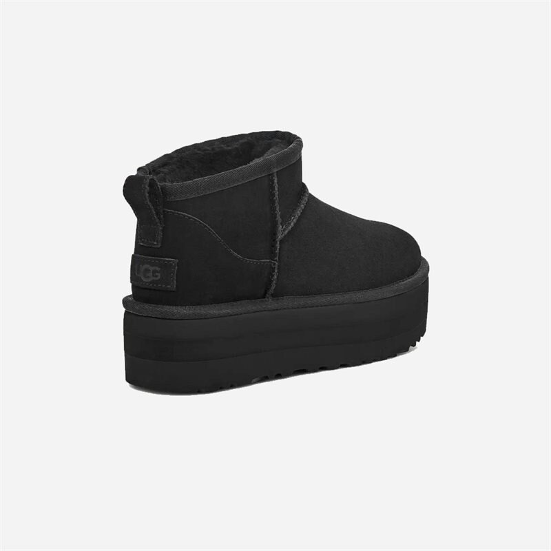 Ugg W Classic Ultra Mini Platform Black - side b