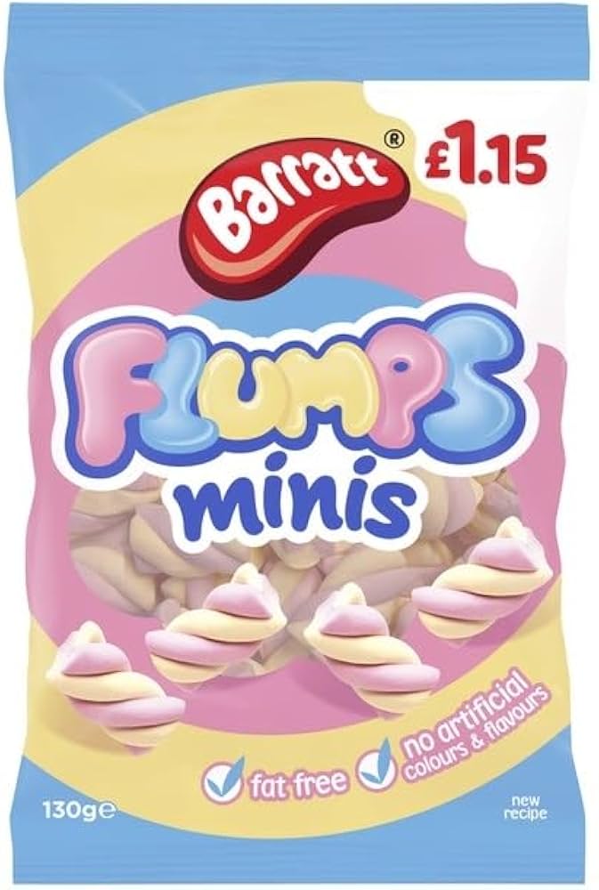 Barratt Mini Flumps 130g » Best Pris på Prisradar.no