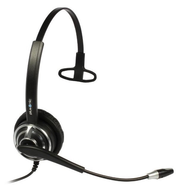Plusonic Headset 81P monaural NC Wideband