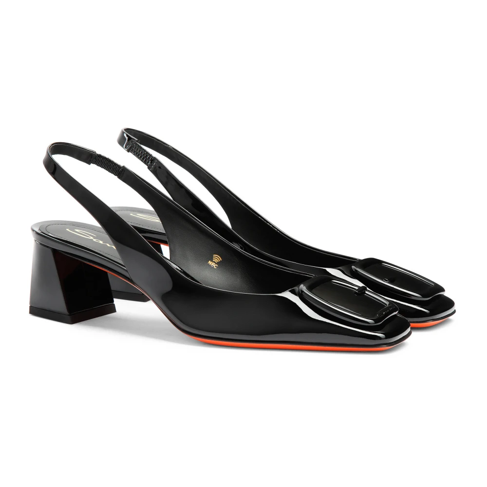 Santoni Dame Sko Svart 37 EU, - side b