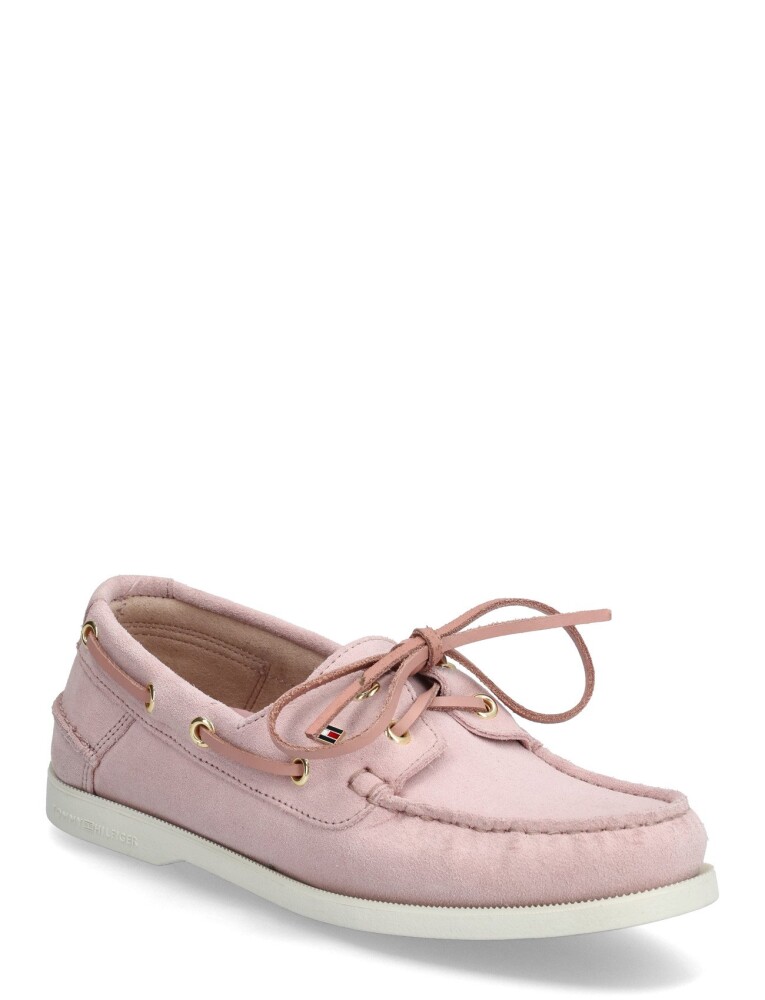 Tommy Hilfiger Hilfiger Suede Boat Shoe   Pink   37 - main photo