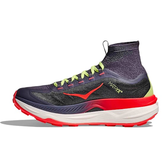 Hoka Tecton X 3 Dame Sknn/Squid Ink/Neon Flame 41 1/3 - side a