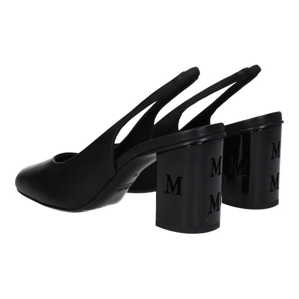Max Mara Dame Sko Svart 39 EU, - side b