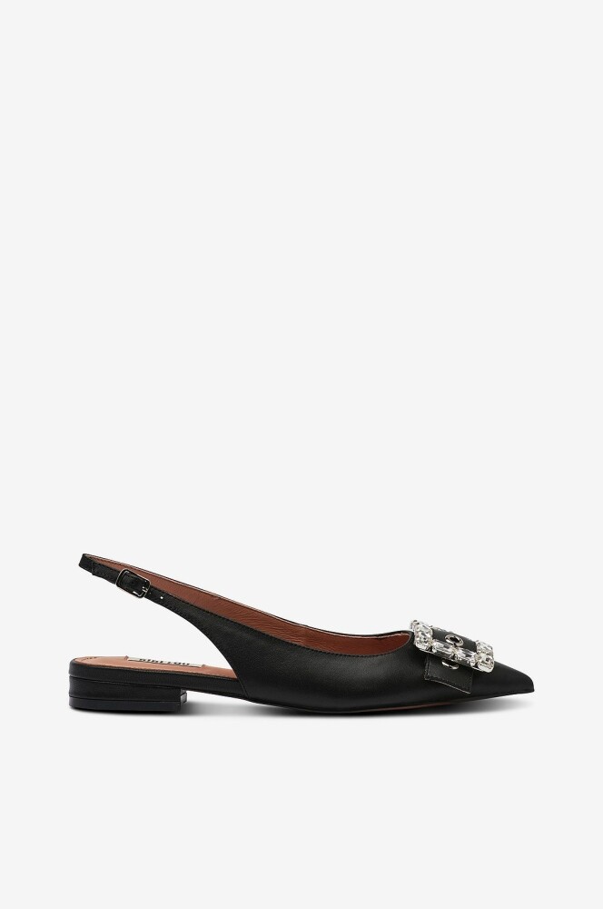 Bibi Lou Slingbackser Mia Flat Svart - main photo