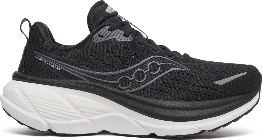 Saucony Women"s Hurricane 25 Wide Black/white 40 - main photo